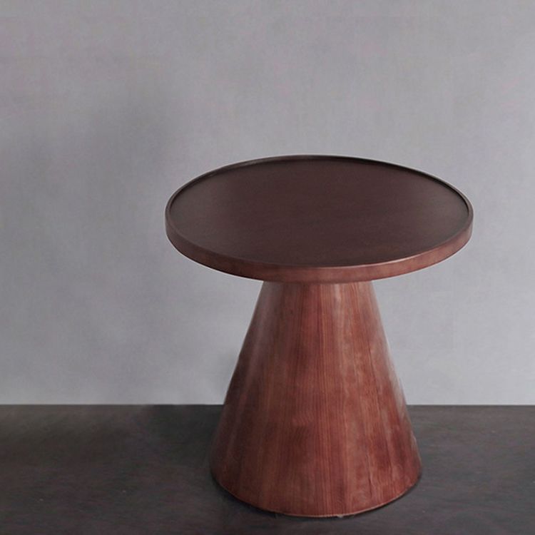 Scandinavian Solid Wood Round Pedestal Living Room Side End Table Clearhalo 'Coffee & Accent Tables' 'End & Side Tables' 'end_side_tables' 'furn' 'furn_end_side_tables' 'Furniture' 'Living Room Furniture' 1200x1200_0192aab0-e70d-4144-a320-6aa29d94a044