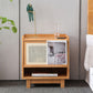 Contemporary Wood Accent Table Nightstand 21.65" Tall Bed Nightstand Clearhalo 'Bedroom Furniture' 'furn' 'furn_night_stand' 'Furniture' 'night_stand' 'Nightstands' 1200x1200_0193fef7-7b8c-4390-bfdb-b494d6db32e4