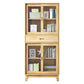 Wooden Modern Bookcase Standard Natural Closed Back Bookshelf with Shelves Clearhalo 'Bookcases' 'furn' 'furn_bookcases' 'Furniture' 'Office Furniture' 1200x1200_01942bd7-6c11-4393-acec-cab4ed94ae6e