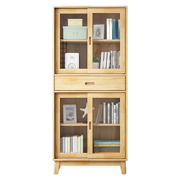 Wooden Modern Bookcase Standard Natural Closed Back Bookshelf with Shelves Clearhalo 'Bookcases' 'furn' 'furn_bookcases' 'Furniture' 'Office Furniture' 1200x1200_01942bd7-6c11-4393-acec-cab4ed94ae6e