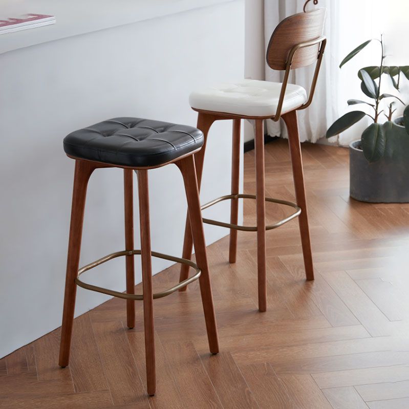 Industriële stijl houten barkruk voetsteun tegenstoel voor woonkamer