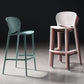Nordic Bar-stool Plastic Counter Bar Stool for Kitchen Bar with Plastic Legs Clearhalo 'Bar Furniture' 'Bar Stools' 'bar_stools' 'furn' 'furn_bar_stools' 'Furniture' 'furniture_bar_stools' 'Kitchen & Dining Furniture' 1200x1200_0197b9bb-9464-4e75-a888-417f8ba14804