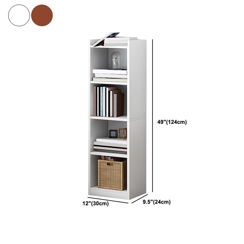 Closed Wood Bookcase Modern Minimalist Home Living Room Corner Bookshelf Clearhalo 'Bookcases' 'furn' 'furn_bookcases' 'Furniture' 'Office Furniture' 1200x1200_019a32e6-a9d6-45b0-9a6c-39716dbb8834