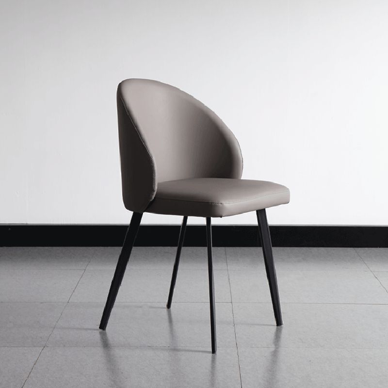 Contemporary Style Chair Dining Armless Chairs for Kitchen with Metal Legs Clearhalo 'Dining Chairs' 'Dining Tables & Seating' 'dining_chair' 'furn' 'furn_dining_chair' 'Furniture' 'furniture_dining_chair' 'Kitchen & Dining Furniture' 1200x1200_019ab41d-cdb1-48e9-9500-c5335d4fd3f1