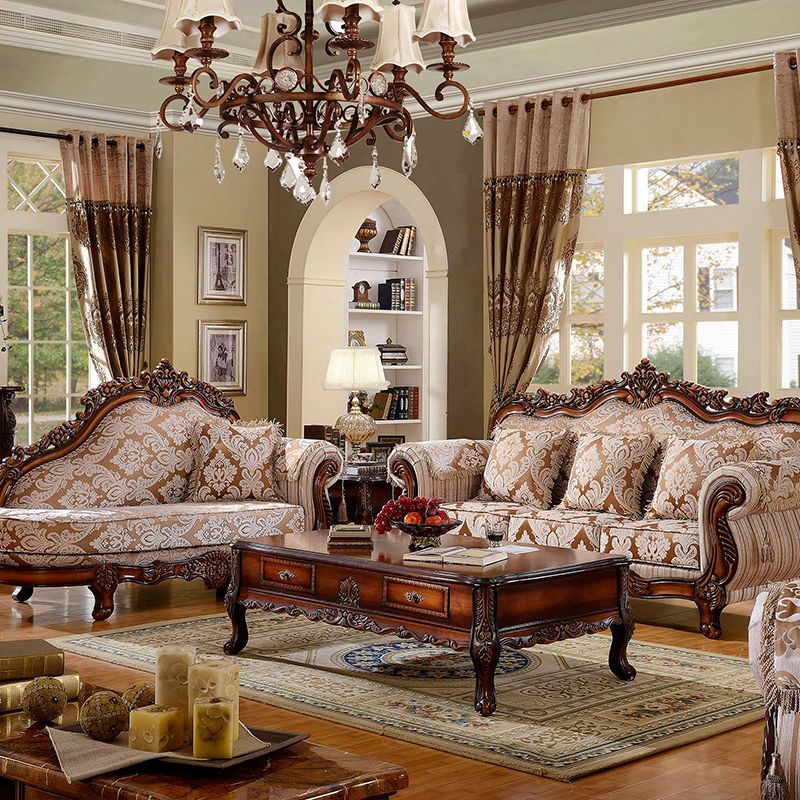 49" High Rustic Rolled Arm Sofa Linen Curved Sofa with Camel Back for Apartment Clearhalo 'furn' 'furn_sofas' 'Furniture' 'furniture_sofas' 'Living Room Furniture' 'Sofa' 'sofas' 1200x1200_019bb2b9-8a44-4f9d-98c8-4ba9cc396495