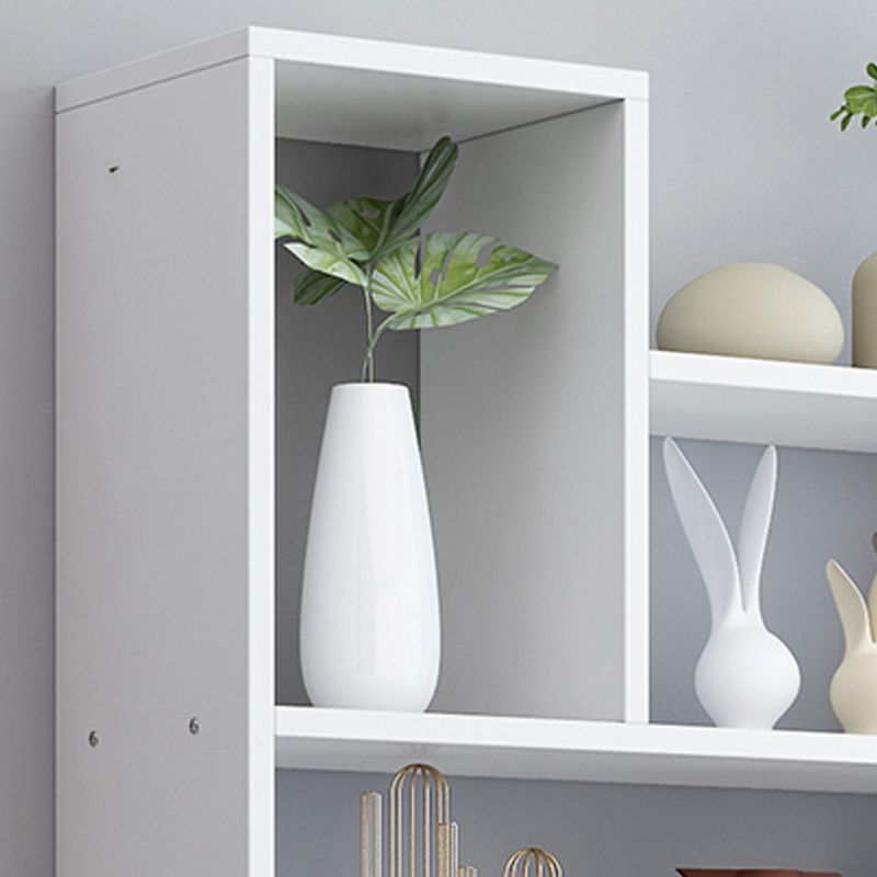 Libreria orizzontale a parete in stile contemporaneo per ufficio e casa