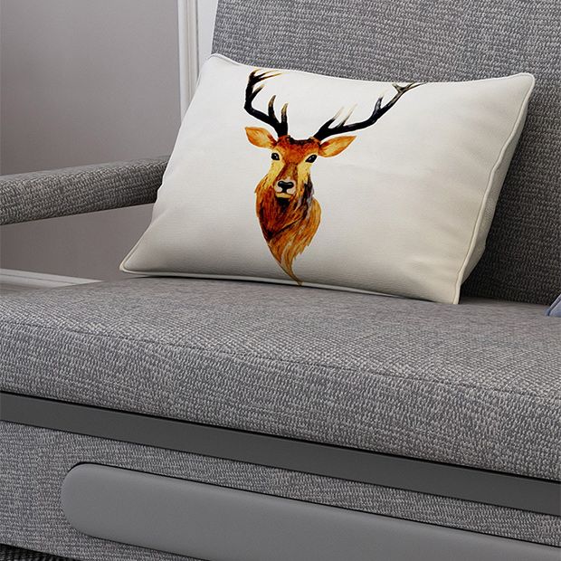 33.46 "H MODERNE CATTUUR BLEND SQUARE ARM BEOPA BED VOOR LEIDEKAMER