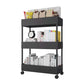 Contemporary Vertical Etagere Bookshelf with Metal Frame Plastic Bookshelf Clearhalo 'Bookcases' 'furn' 'furn_bookcases' 'Furniture' 'furniture_bookcases' 'kitchen' 'kitchen_bookcases' 'Living Room Furniture' 'Office Furniture' 1200x1200_01a0dce2-700a-4a4c-8638-dae0767e25ad