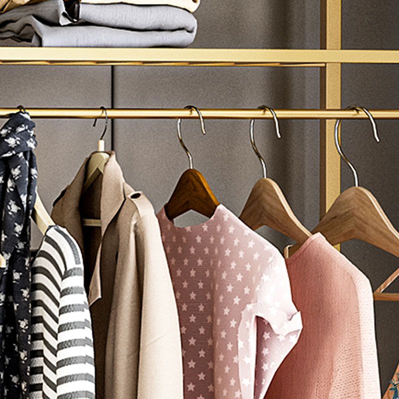 Glam Hall Stand Metall Freistehende Regale mitgeliefert