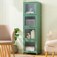 Rectangular Wood Cabinet, Modern Accent Chest  with Acrylic 4/5 - Door