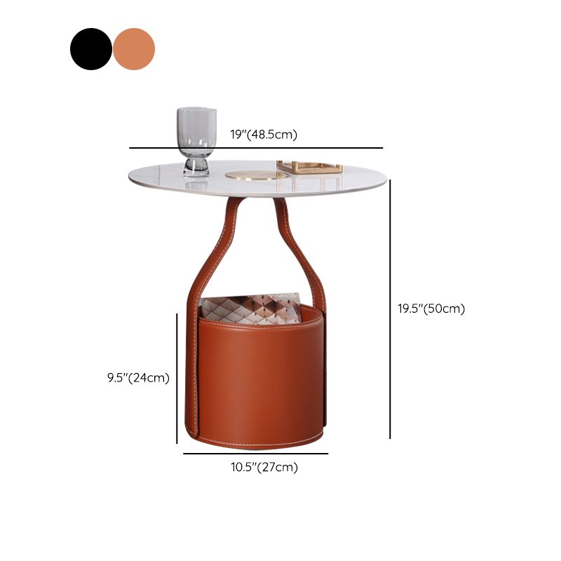 Piedistale in legno modernistico con tavolino del soggiorno rotondo