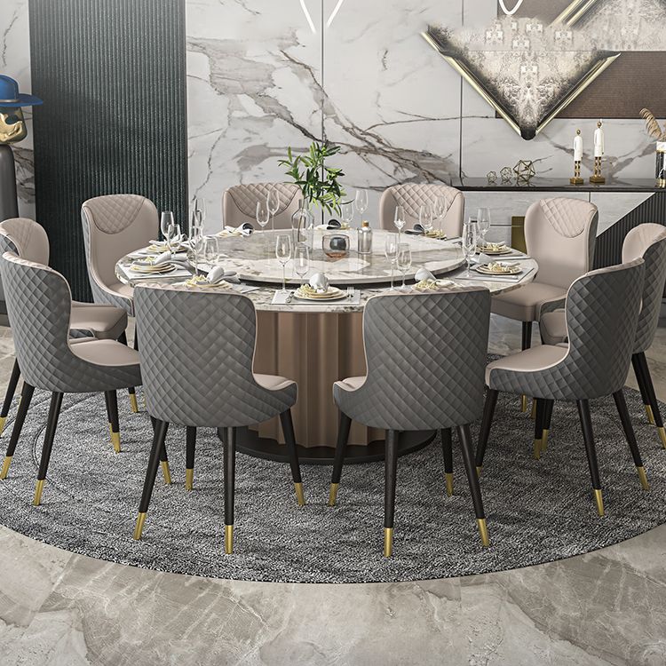 Round Pedestal Dinner Table Traditional Luxury Marble Dining Table for Indoor Clearhalo ' dining_table' 'Dining Tables & Seating' 'Dining Tables' 'furn' 'furn_dining_table' 'Furniture' 'furniture_dining_table' 'Kitchen & Dining Furniture' 'kitchen&dining_furn' 'kitchen' 'kitchen_dining_table' 1200x1200_01a53d3c-1f57-4349-b730-957a5a5aba0c