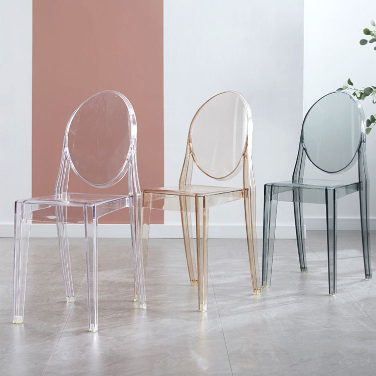 King Louis Back Chair Scandinavian Acryl Dining Kitchen Room fauteuil fauteuil