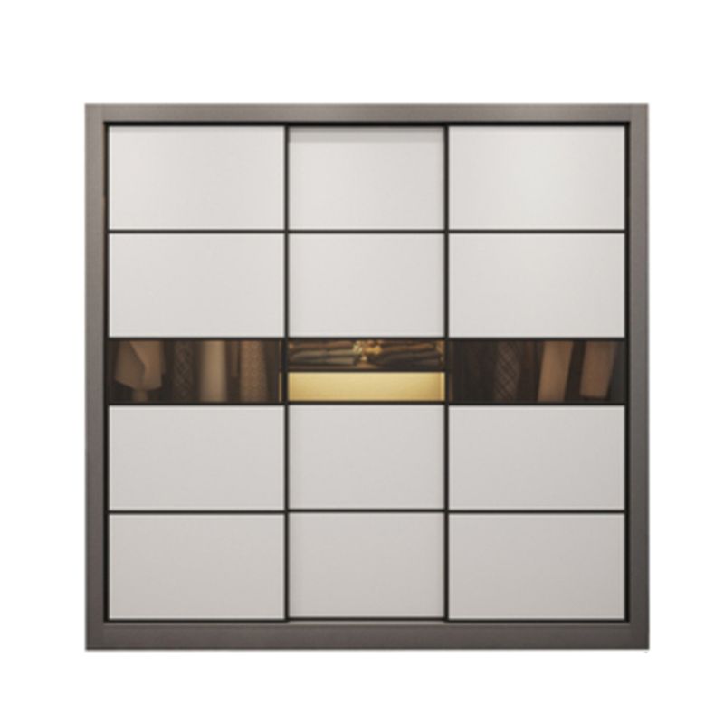 Contemporary Wardrobe Closet Engineered Wood Wardrobe Cabinet