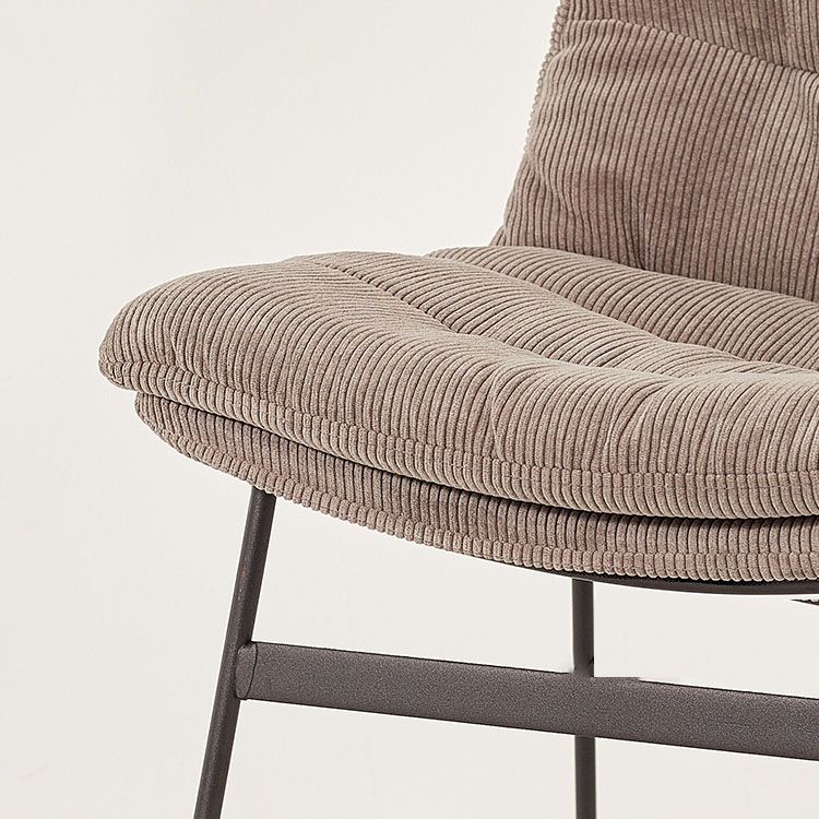 Contemporary Style Dining Chairs Kitchen Armless Side Chairs with Metal Legs (Set of 2) Clearhalo ' kitchen&dining_furn' 'Dining Chairs' 'Dining Tables & Seating' 'dining_chair' 'furn' 'furn_dining_chair' 'Furniture' 'furniture_dining_chair' 'Kitchen & Dining Furniture' 'kitchen' 1200x1200_01aa948b-4687-465b-9575-b0ad3dcd55ca