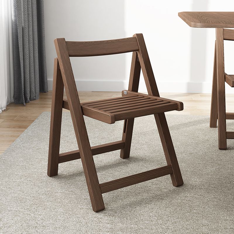 Modern Wood Dining Room Chair Armless Folding Side Chair for Home Use Clearhalo 'Dining Chairs' 'Dining Tables & Seating' 'dining_chair' 'furn' 'furn_dining_chair' 'Furniture' 'Kitchen & Dining Furniture' 1200x1200_01aecec6-a33c-4e38-9e9b-2a2a8018a518