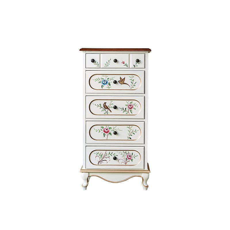 Cassettiera moderna in legno realizzata con cassettiera con 3/4/5 cassetti