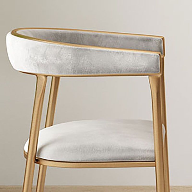 Glam Velvet Dining Room Chairs Metal Dining Side Arm Chairs for Restaurant Use Clearhalo ' kitchen&dining_furn' 'Dining Chairs' 'Dining Tables & Seating' 'dining_chair' 'furn' 'furn_dining_chair' 'Furniture' 'furniture_dining_chair' 'Kitchen & Dining Furniture' 'kitchen' 1200x1200_01b09160-3ce5-4c7f-bf51-f894bdfc8f1b