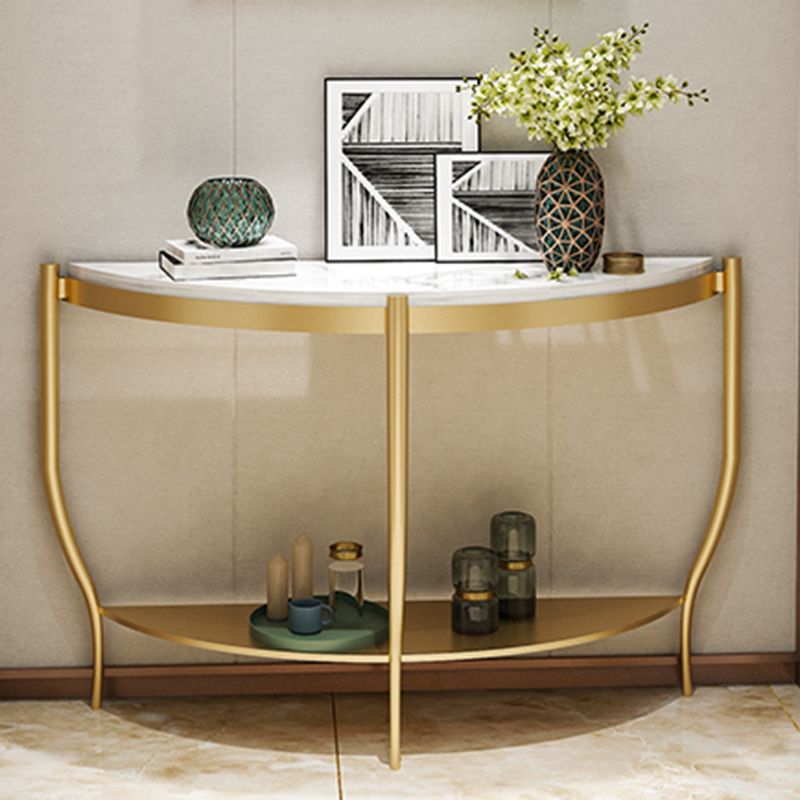 Glam Hall Console Table with 3 Legs 1-shelf Slate Moon Console Table Clearhalo 'Console Tables' 'console_tables' 'Entry & Mudroom Furniture' 'furn' 'furn_console_tables' 'Furniture' 1200x1200_01b2615a-b079-431a-8535-844e9c14ebf9