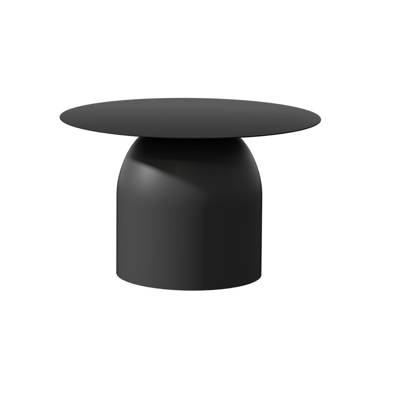 Mid-Century Modern Metal Coffee Table Round 1/2 Cocktail Table Clearhalo 'Coffee & Accent Tables' 'Coffee Tables' 'coffee_tables' 'furn' 'furn_coffee_tables' 'Furniture' 'Living Room Furniture' 1200x1200_01b49da0-3756-454f-bb8d-cbaca996d380