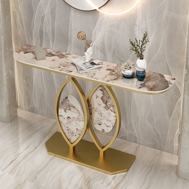 Tavolo console in pietra glam tavolo da fine graffio per la sala