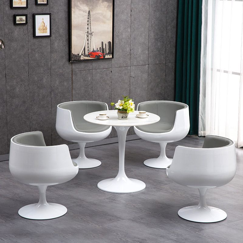 Eigentijdse stenen dinerset 1/2/5 stuks rond eettafel set