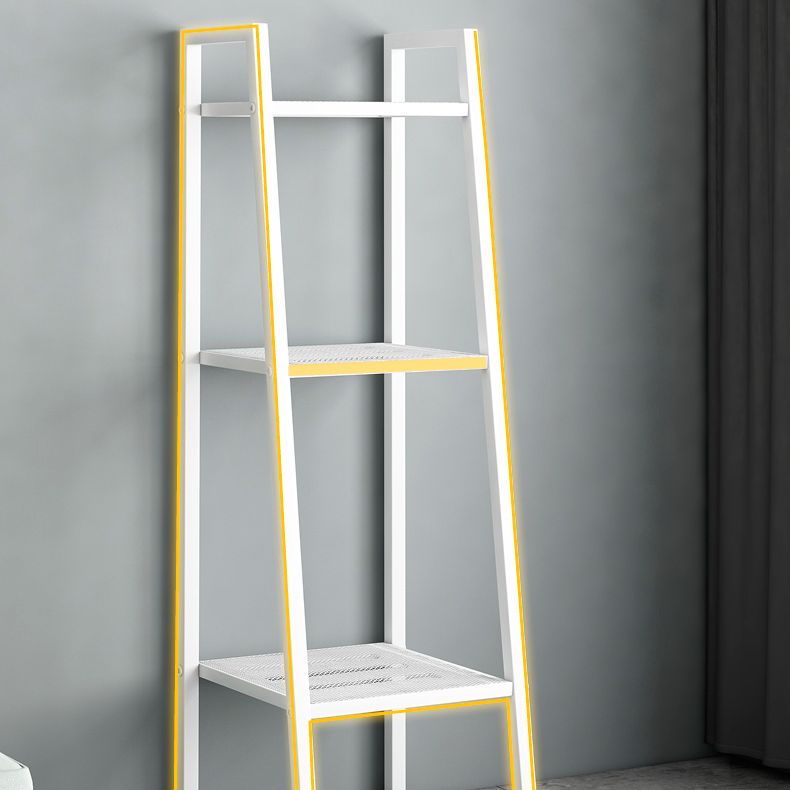 Contemporary Ladder Bookshelf Metal Open Back Bookcase for Office Clearhalo 'Bookcases' 'furn' 'furn_bookcases' 'Furniture' 'Office Furniture' 1200x1200_01b6868b-7a58-4def-8517-c22283dedd41