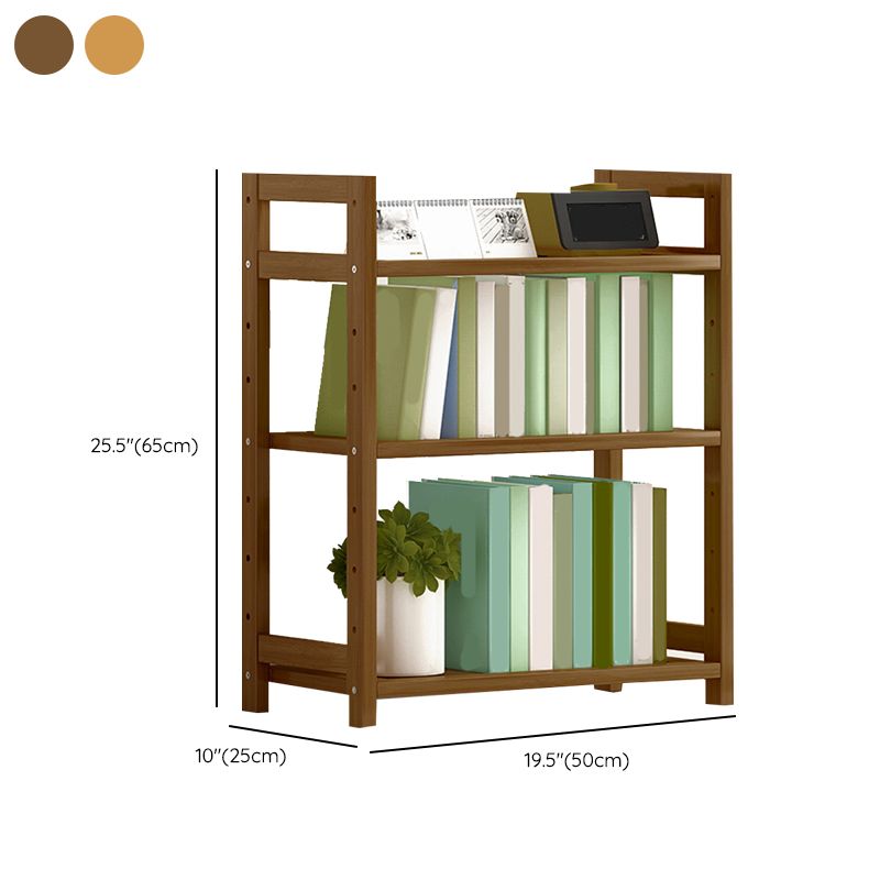 Etagere Contemporary Bookshelf Vertical Open Bamboo Shelf Bookcase for Home Clearhalo 'Bookcases' 'furn' 'furn_bookcases' 'Furniture' 'Office Furniture' 1200x1200_01b7273f-d14c-43b5-ab43-ded46ca143a6