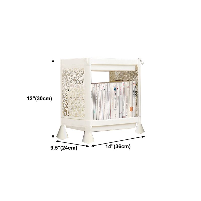 Plastic Bookcase Contemporary Style Open Back Bookshelf for Office Home Study Room Clearhalo 'Bookcases' 'furn' 'furn_bookcases' 'Furniture' 'furniture_bookcases' 'Office Furniture' 1200x1200_01b732b5-d397-492a-9884-f1651ad77159
