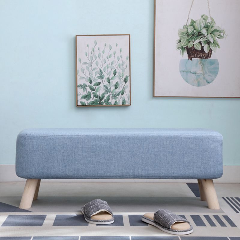 Pure Color Ottoman Linen Blend Rectangle Fade Resistant Standard Ottoman Clearhalo 'furn' 'furn_ottomans_poufs' 'Furniture' 'Living Room Furniture' 'Ottomans & Poufs' 'ottomans_poufs' 1200x1200_01b83826-93d0-4848-ade3-adbc50b4a780