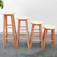 Modern Armless Wooden Counter Stool Oak Wood High Stool with 4 Legs Clearhalo 'Bar Furniture' 'Bar Stools' 'bar_stools' 'furn' 'furn_bar_stools' 'Furniture' 'Kitchen & Dining Furniture' 1200x1200_01b8ebbf-c688-4b22-ab17-95dc53fd70db