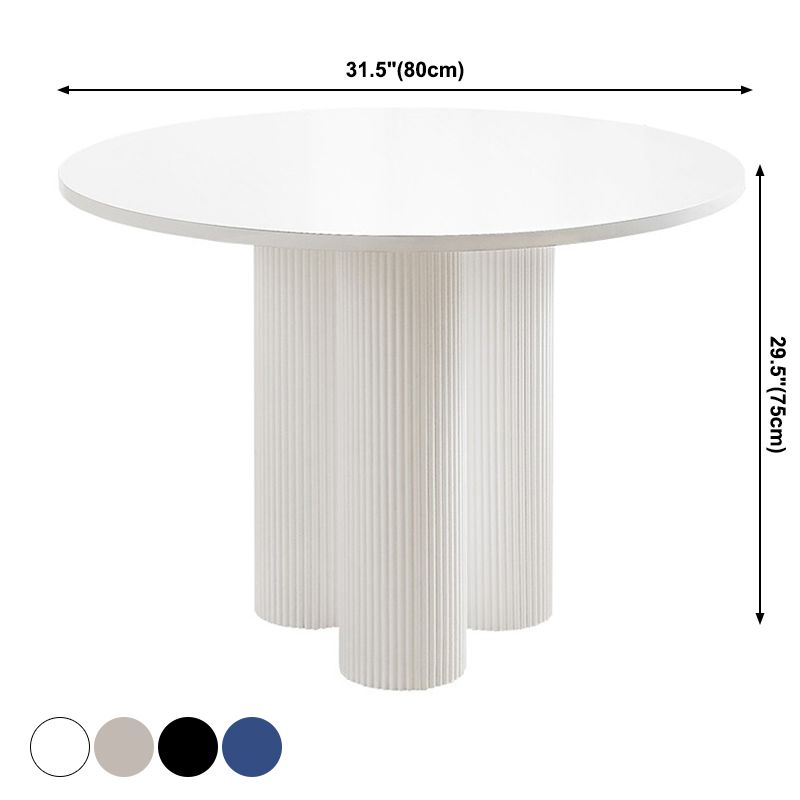 Modern Solid Wood Kitchen Dining Table Round Shape Standard Dining Table with 3 Legs Base Clearhalo ' dining_table' 'Dining Tables & Seating' 'Dining Tables' 'furn' 'furn_dining_table' 'Furniture' 'furniture_dining_table' 'Kitchen & Dining Furniture' 'kitchen&dining_furn' 'kitchen' 'kitchen_dining_table' 1200x1200_01bb1ef5-9b18-4c67-bf28-593fc7656c0e