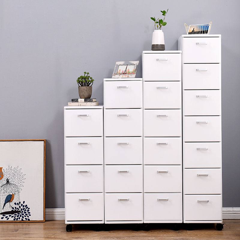 23.62" Wide Accent Chest with Drawers Water Resistant Chest with Wheels