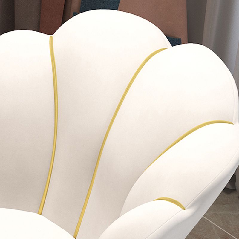 Glam Style Upholstered Armless Dining Chair Solid Back Single Dining Chair Clearhalo ' kitchen&dining_furn' 'Dining Chairs' 'Dining Tables & Seating' 'dining_chair' 'furn' 'furn_dining_chair' 'Furniture' 'furniture_dining_chair' 'Kitchen & Dining Furniture' 'kitchen' 1200x1200_01c06ae3-2ecb-45eb-aed3-7f4f270ef753