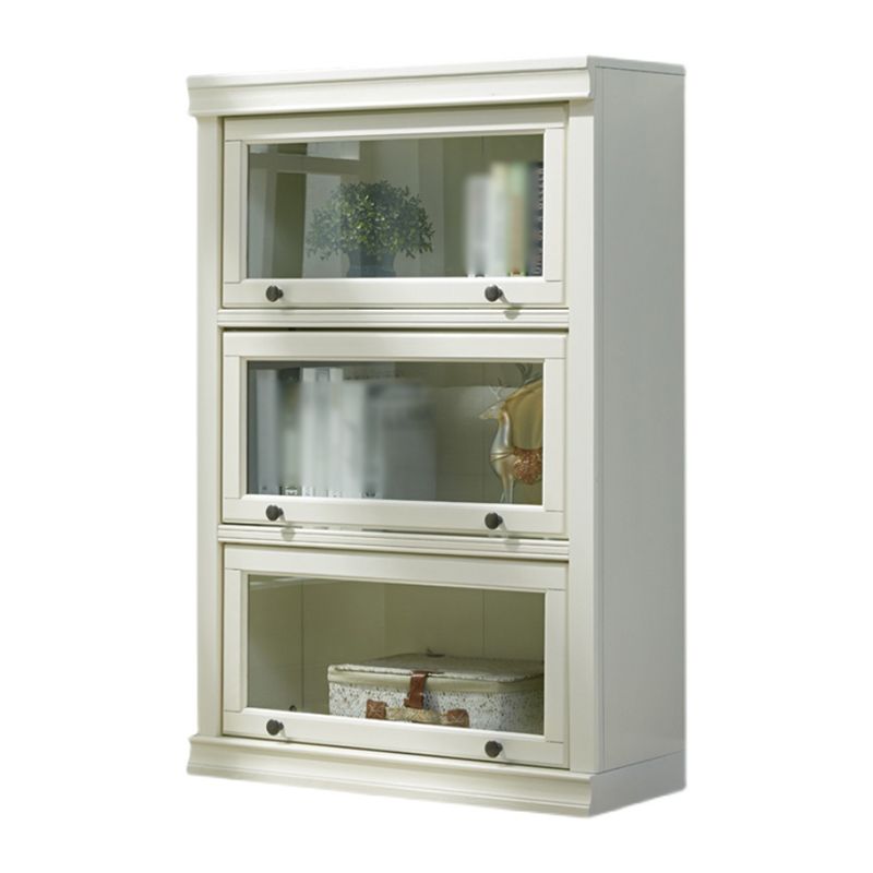 Wooden Barrister Bookcase Modern Style Closed Back Bookcase with Doors for Home Office Clearhalo 'Bookcases' 'furn' 'furn_bookcases' 'Furniture' 'furniture_bookcases' 'kitchen' 'kitchen_bookcases' 'Living Room Furniture' 'Office Furniture' 1200x1200_01c234bc-03a7-4672-b535-8d4040abdea8