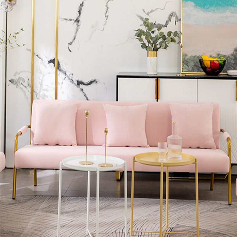28,35 "divano a 3 posti in velluto alto con braccio quadrato per l'appartamento