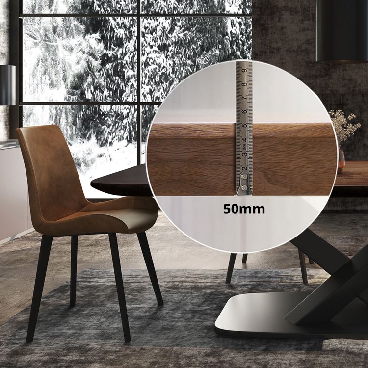 Metal Industrial Rectangle Dining Table Solid Wood Top Table with Pedestal Base Clearhalo ' dining_table' 'Dining Tables & Seating' 'Dining Tables' 'furn' 'furn_dining_table' 'Furniture' 'furniture_dining_table' 'Kitchen & Dining Furniture' 'kitchen&dining_furn' 'kitchen' 'kitchen_dining_table' 1200x1200_01c382b9-04ca-4547-b8f3-84c68d3e9d12