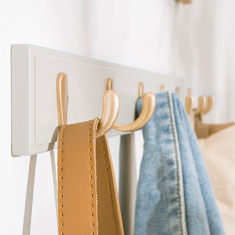 Modern Minimalist Coat Hanger Home Wall Hanging Wooden and Metal Coat Rack Clearhalo 'Entry & Mudroom Furniture' 'furn' 'furn_hall_tree_coat_racks' 'Furniture' 'Hall Trees & Coat Racks' 'hall_tree_coat_racks' 1200x1200_01c45f97-1147-4c41-8712-b179cd54b63c