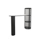 Modern Double Pedestal Sintered Stone Bar Table for Kitchen Dining Room Clearhalo 'Bar Furniture' 'Bar Tables' 'bar_tables' 'furn' 'furn_bar_tables' 'Furniture' 'Kitchen & Dining Furniture' 1200x1200_01c51464-febb-4179-8e82-222f09a9c941