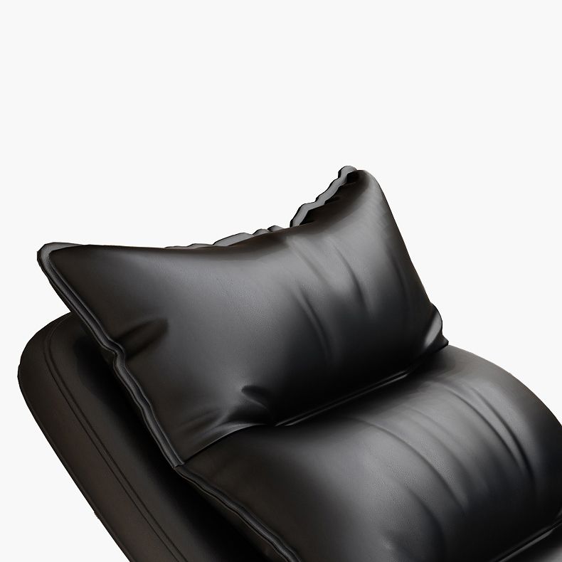 Faux Leather Office Executive Chair Modern Padded Arms Task Chair