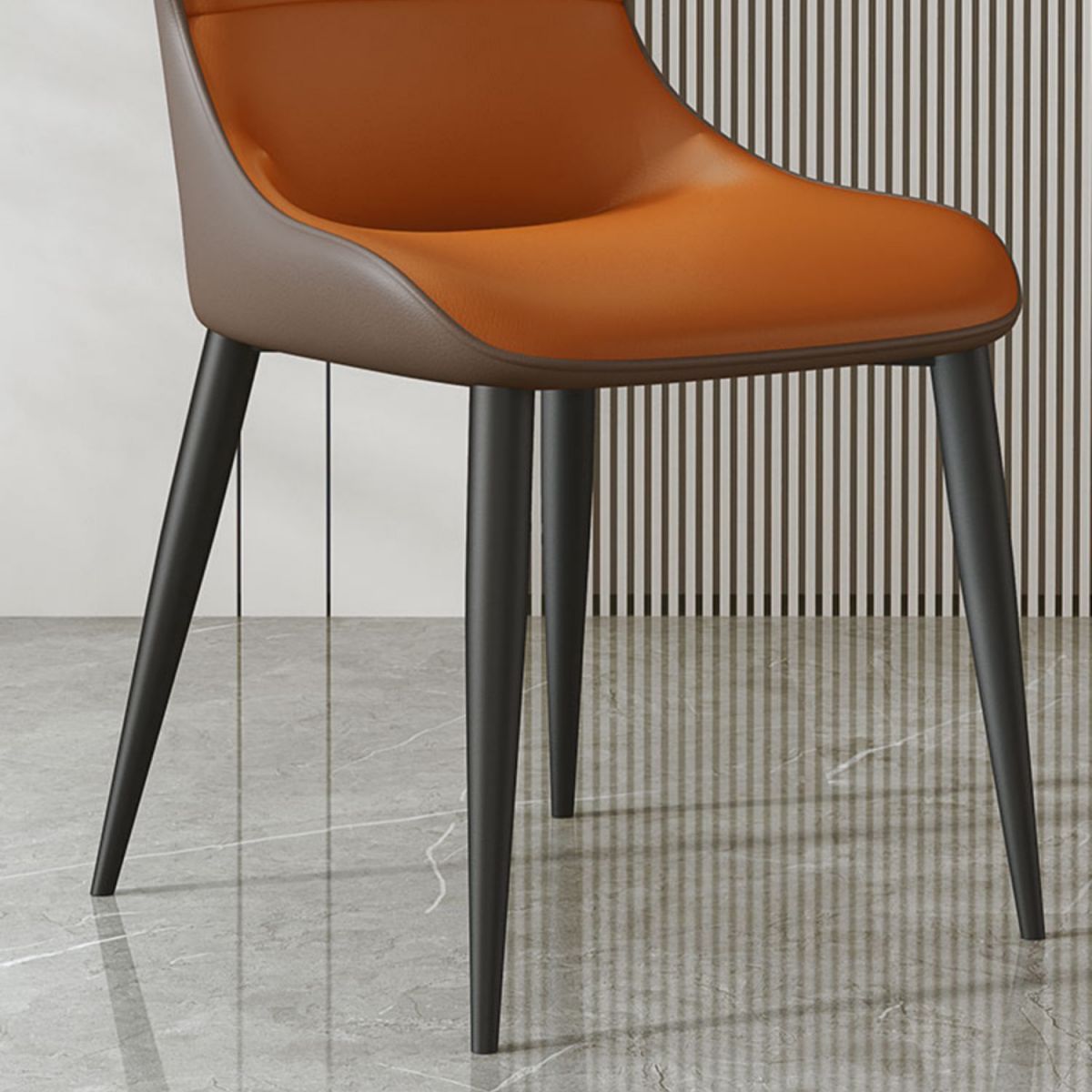 Modern Parsons Side Chair Leather Indoor Dining Chair (Set of 2) Clearhalo 'Dining Chairs' 'Dining Tables & Seating' 'dining_chair' 'furn' 'furn_dining_chair' 'Furniture' 'furniture_dining_chair' 'Kitchen & Dining Furniture' 1200x1200_01c6620a-1f4d-446a-954f-7784e26f26c5