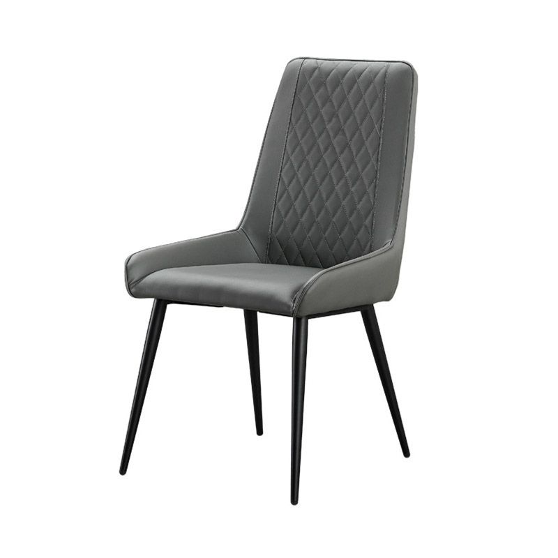 Sedia da sala da pranzo imbottita industriale cucina sedia laterale parsons