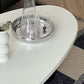 16"H Contemporary Coffee Table White 3 Legs Coffee Cocktail Table Clearhalo 'Coffee & Accent Tables' 'Coffee Tables' 'coffee_tables' 'furn' 'furn_coffee_tables' 'Furniture' 'Living Room Furniture' 1200x1200_01c7e76e-c839-4260-a639-48aa9d9481b4