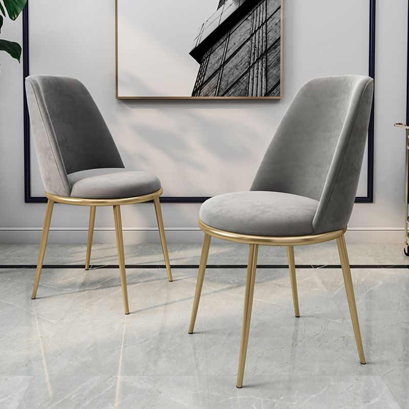 Glam Style Dining Room Chair Upholstered Dining Chair for Indoor Clearhalo 'Dining Chairs' 'Dining Tables & Seating' 'dining_chair' 'furn' 'furn_dining_chair' 'Furniture' 'furniture_dining_chair' 'Kitchen & Dining Furniture' 1200x1200_01c8def9-4ce3-460a-88f7-eb880bfee4c3