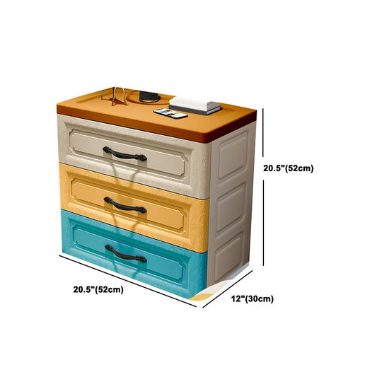 Eigentijdse garderobe kast met lade plastic garderobe kast