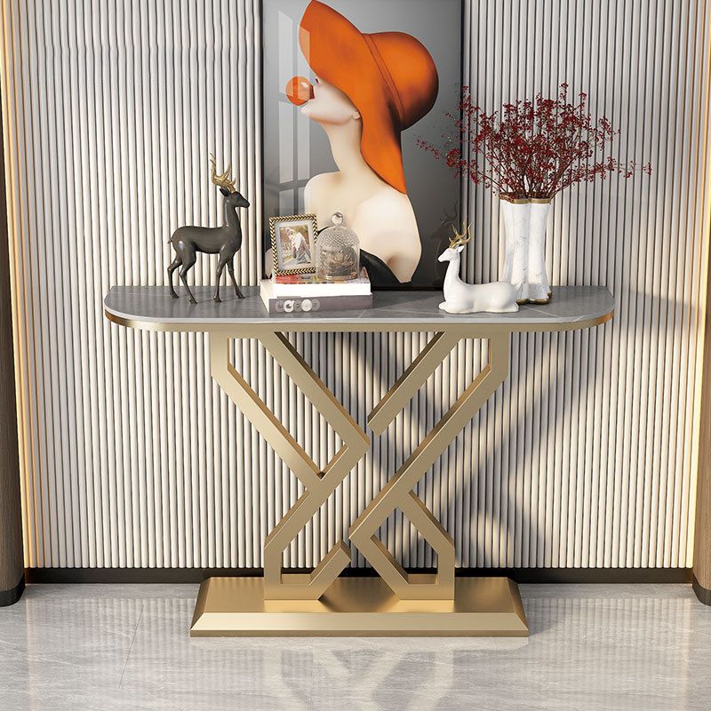 Tabella della console da 11,8 "W tavolo da fine ardesia resistente alle macchie