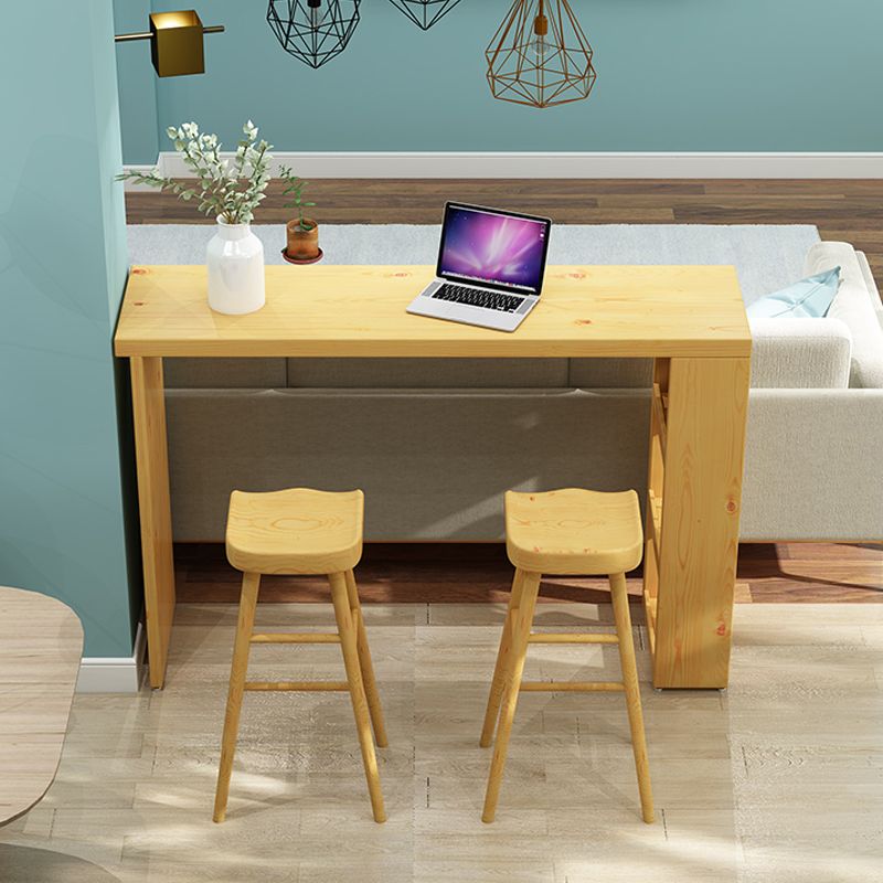 1/3 Pieces Pub Set Full Natural Modern Solid Wooden Bar table Set Clearhalo 'Bar Furniture' 'furn' 'furn_home_bar_bar_sets' 'Furniture' 'Home Bars & Bar Sets' 'home_bar_bar_sets' 'Kitchen & Dining Furniture' 1200x1200_01cbb32c-6545-403c-8f10-3afc247715a1