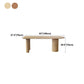 Contemporary Solid Wood Free Form Dining Table Pine Wood Top Dining Table with 3 Legs Clearhalo ' dining_table' 'Dining Tables & Seating' 'Dining Tables' 'furn' 'furn_dining_table' 'Furniture' 'furniture_dining_table' 'Kitchen & Dining Furniture' 'kitchen&dining_furn' 'kitchen' 'kitchen_dining_table' 1200x1200_01cc1b75-7ac5-4e0c-8856-a390b75b9dbe