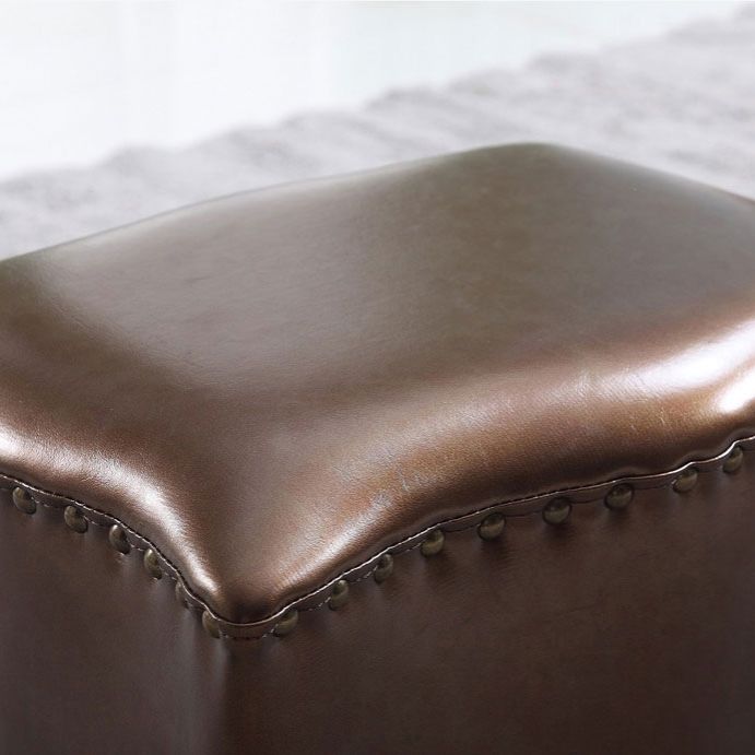 Modern Brown Standard Leather Pure Color Standard for Drawing Room Clearhalo 'furn' 'furn_ottomans_poufs' 'Furniture' 'Living Room Furniture' 'Ottomans & Poufs' 'ottomans_poufs' 1200x1200_01cc8138-c02e-49f9-8d51-07bfcd4c4748