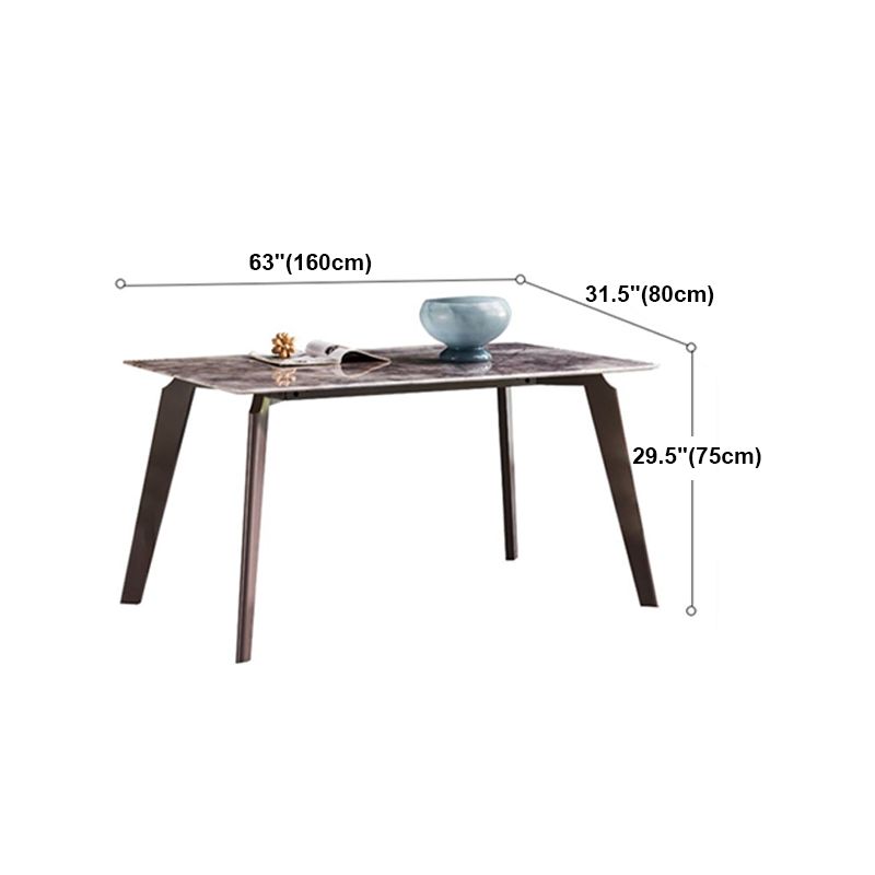 Contemporary 1/4/5 Pieces Dining Set Sintered Stone Dining Room Set Clearhalo 'Dining Room Sets' 'Dining Tables & Seating' 'dining_room_set' 'furn' 'furn_dining_room_set' 'Furniture' 'furniture_dining_room_set' 'Kitchen & Dining Furniture' 'kitchen&dining_furn' 'kitchen' 1200x1200_01d005fb-3f7c-41d4-886c-eda6539d69cb